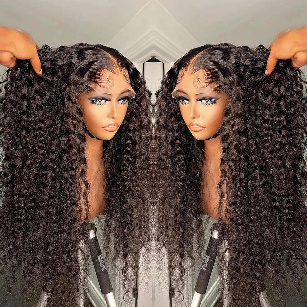 x Hd Lace Frontal Wig Brazilian Human Hair Wigs For Women Pre Plucked Wet And Wavy Inch Deep Wave Front