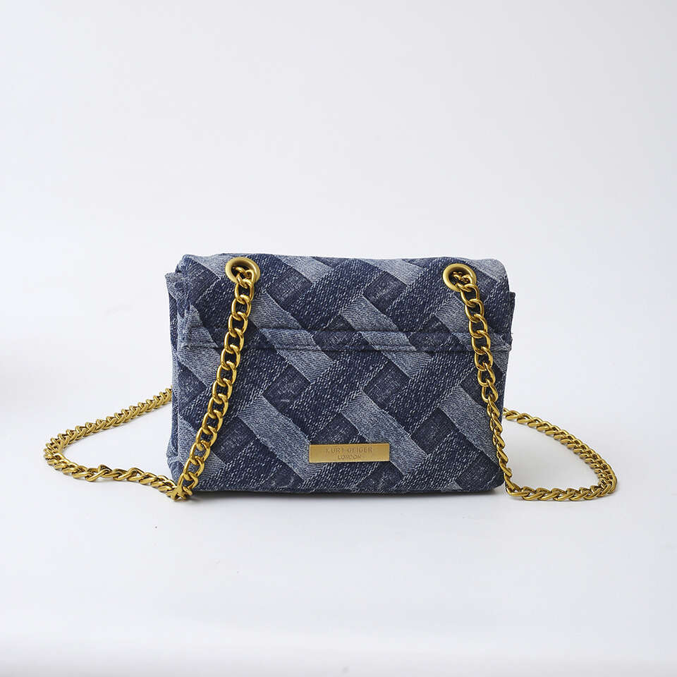 Shoulder Women's Designer Retro Eagle Head Crossbody Bags Denim Style Messenger Fashion Square Bag