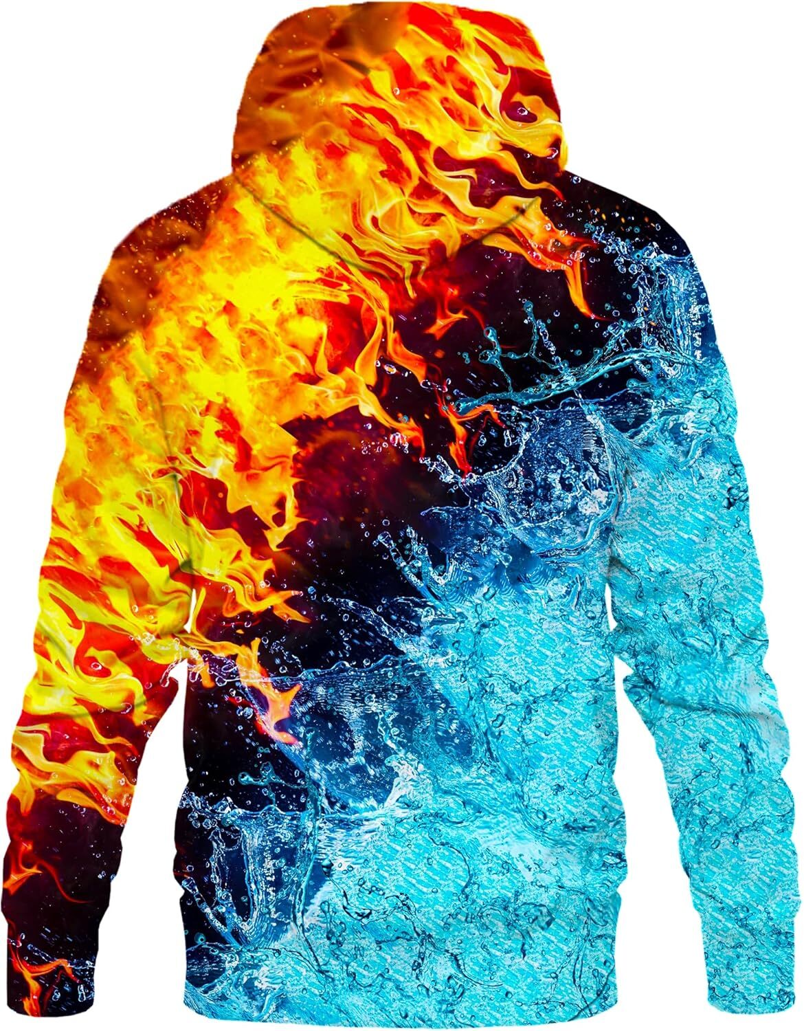 Hoodie for Mens Womens Unisex Novelty 3D Printed Hoodies Long Sleeve Sweatshirts for Men with Big Pockets Graphic Warm and casual