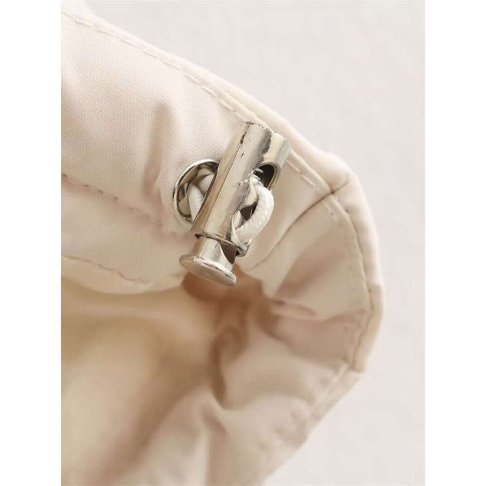 TRAFZA Women Fall Winter Padding Three-Color Hooded Fake Two-Piece Zipper Jacket New 2024 Fashion Casual Versatile Coat