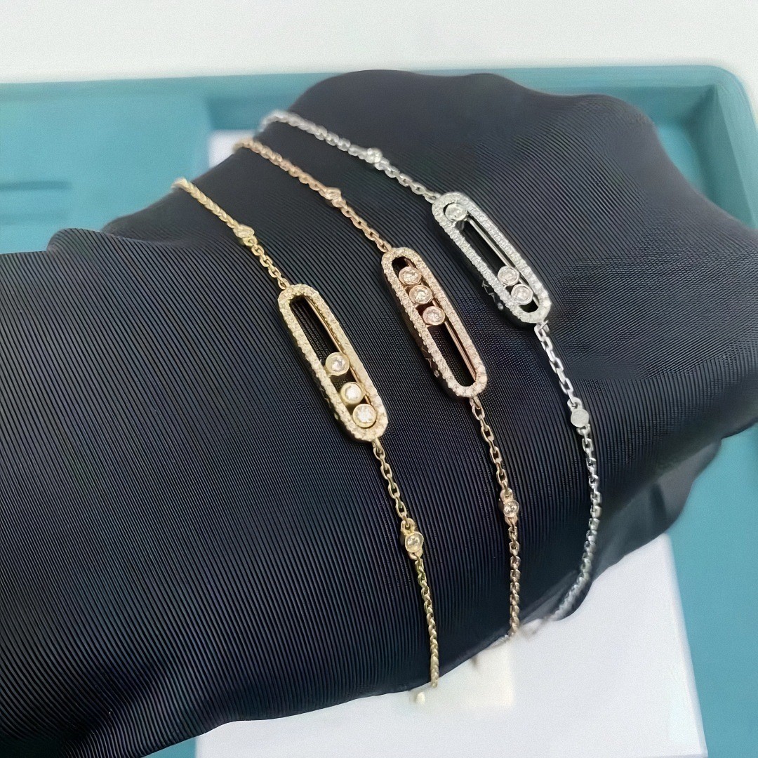 dynamic diamond bracelet designer chain rose gold bracelet jewlery designer for women move bracelets 3 color fashion accessories multiple styles luxury jewelry