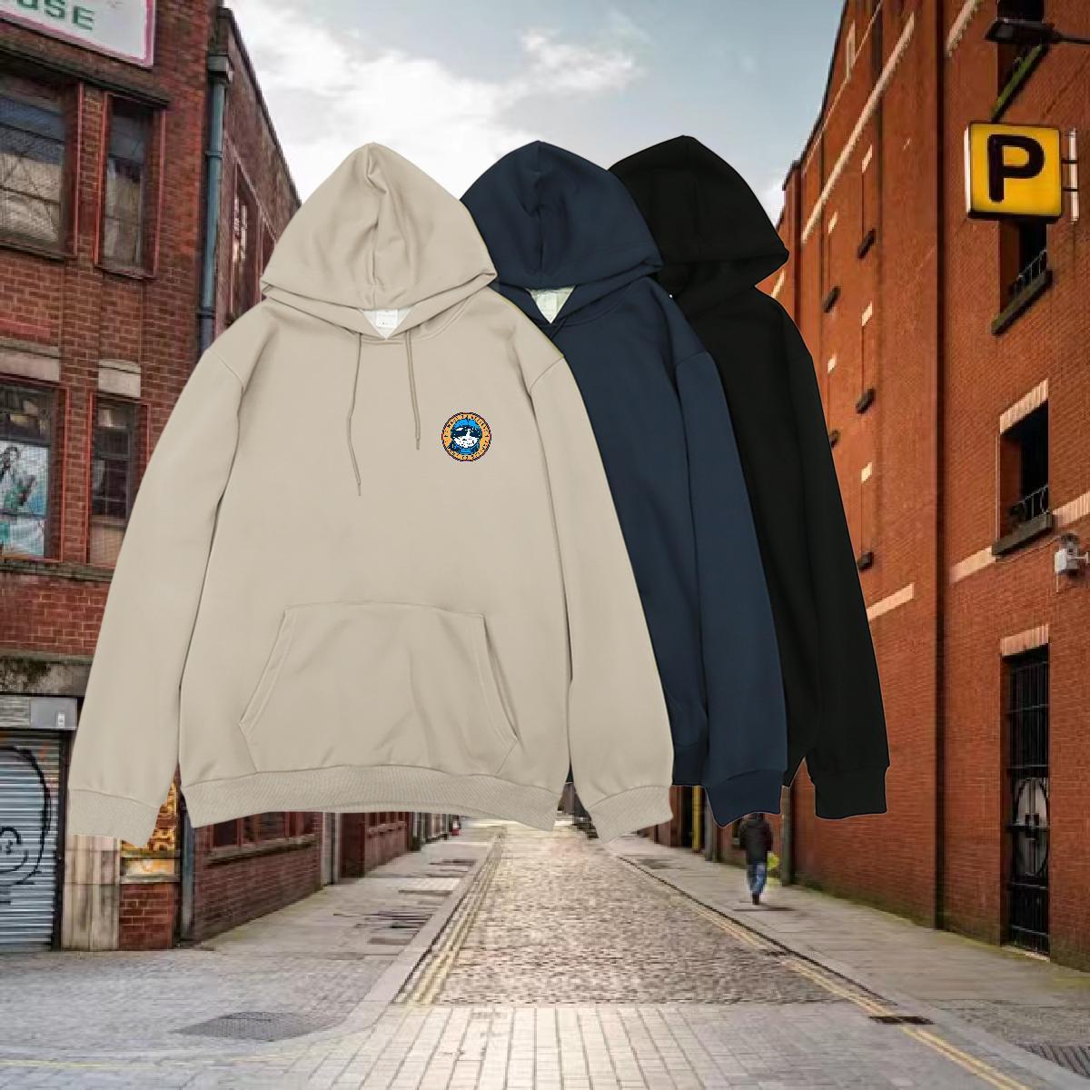 Free Shipping Hoodie Asian Size Loose Lady Clothes Hoodie Top Hoody Cotton 350g Long Sleeve Soft Hip Hop Street