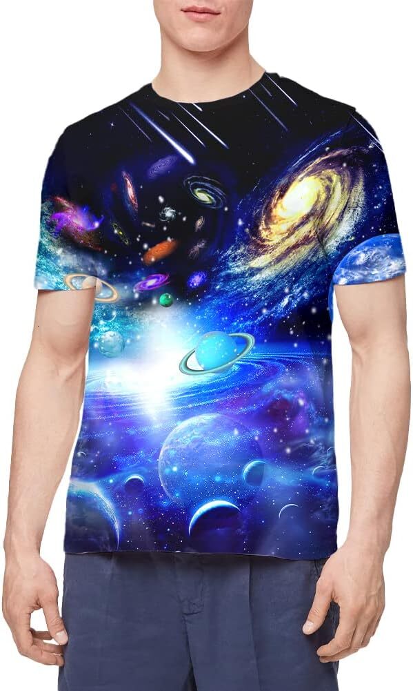 Mens T shirt Mens T shirt Unisex Stylish 3D Printed Shirts Short Sleeve Graphic T-Shirts Tops Tees for Men casual fashion