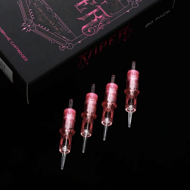 20 pieces/box high-quality pink VIPER PMU Sharp durable and long-lasting tattoo needle permanent makeup box 241009CJ