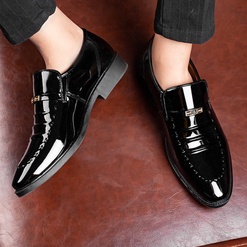 Men Dress Shoes Choose Leather Shoes Mens Breathable Korean Casual Shoes Business Formal Low Dressing Shoes 241009