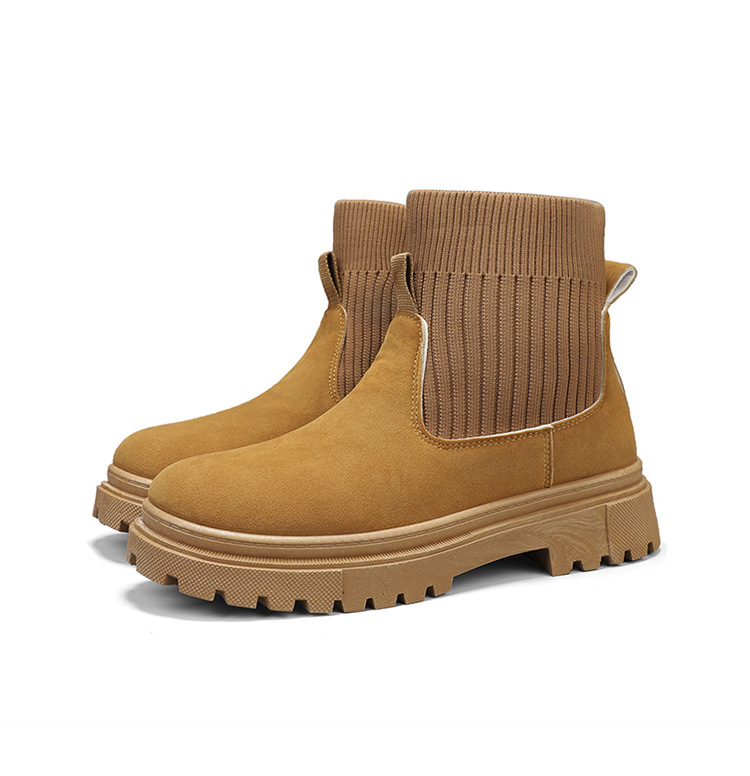 2024 autumn and winter new men's high cut thick soled Martin boots British trendy workwear casual short boots big head men's boots dh5727163