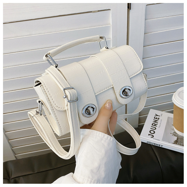 Free Shipping Shoulder Bags Nylon Crossbody Texture Pure Colour Double Lock Buckle Women's Handbag Vintage Fashion Casual Daily Designer Bag Luxu