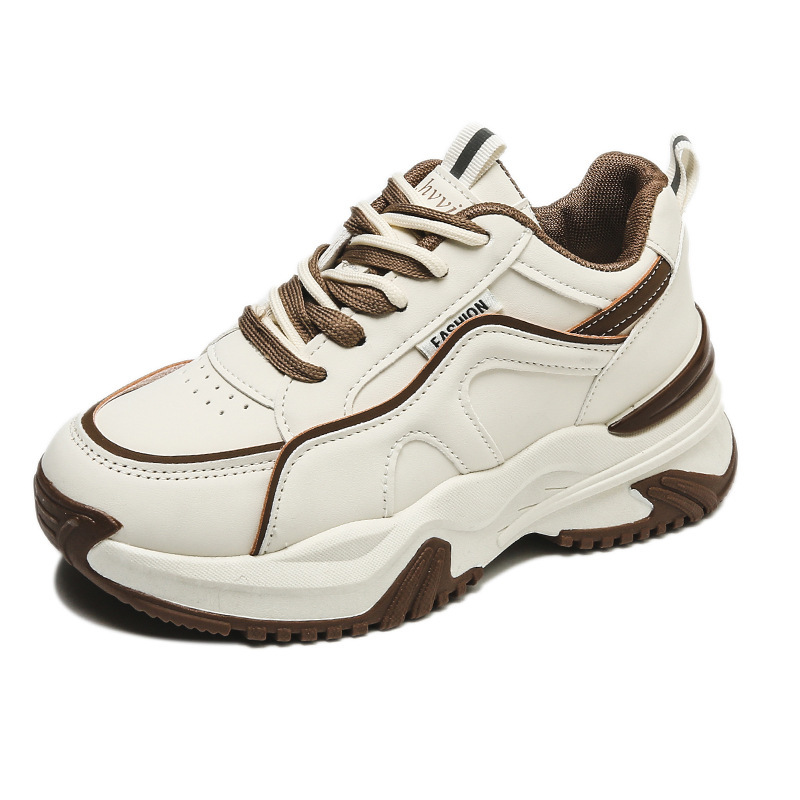 Shoes Women New Women's Single Shoes Sports Style All Casual Daddy Shoes Outdoor Women's Shoes Thick Sole Increase