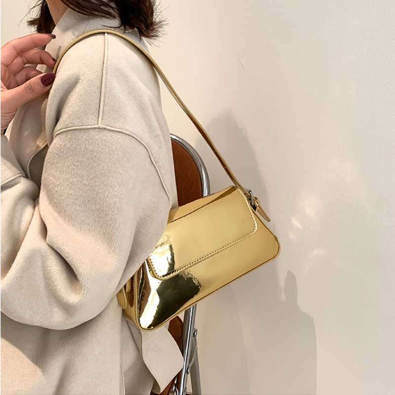 Handbags Designer for Women Laser Armpit Brand Shoulder Sier Chic Female Top Handle Bags Shopper Tote Bag Purse