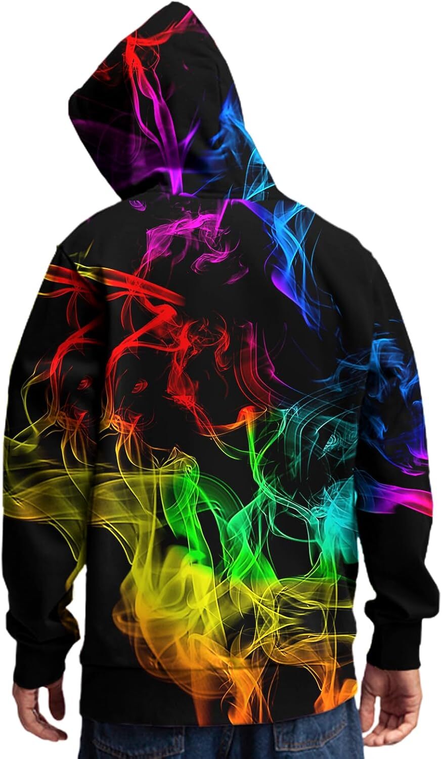 Hoodie for Mens Unisex Novelty 3D Printed Sweatshirts for Men with Big Pockets Graphic Hoodies sweatshirt Trendy patterns cool