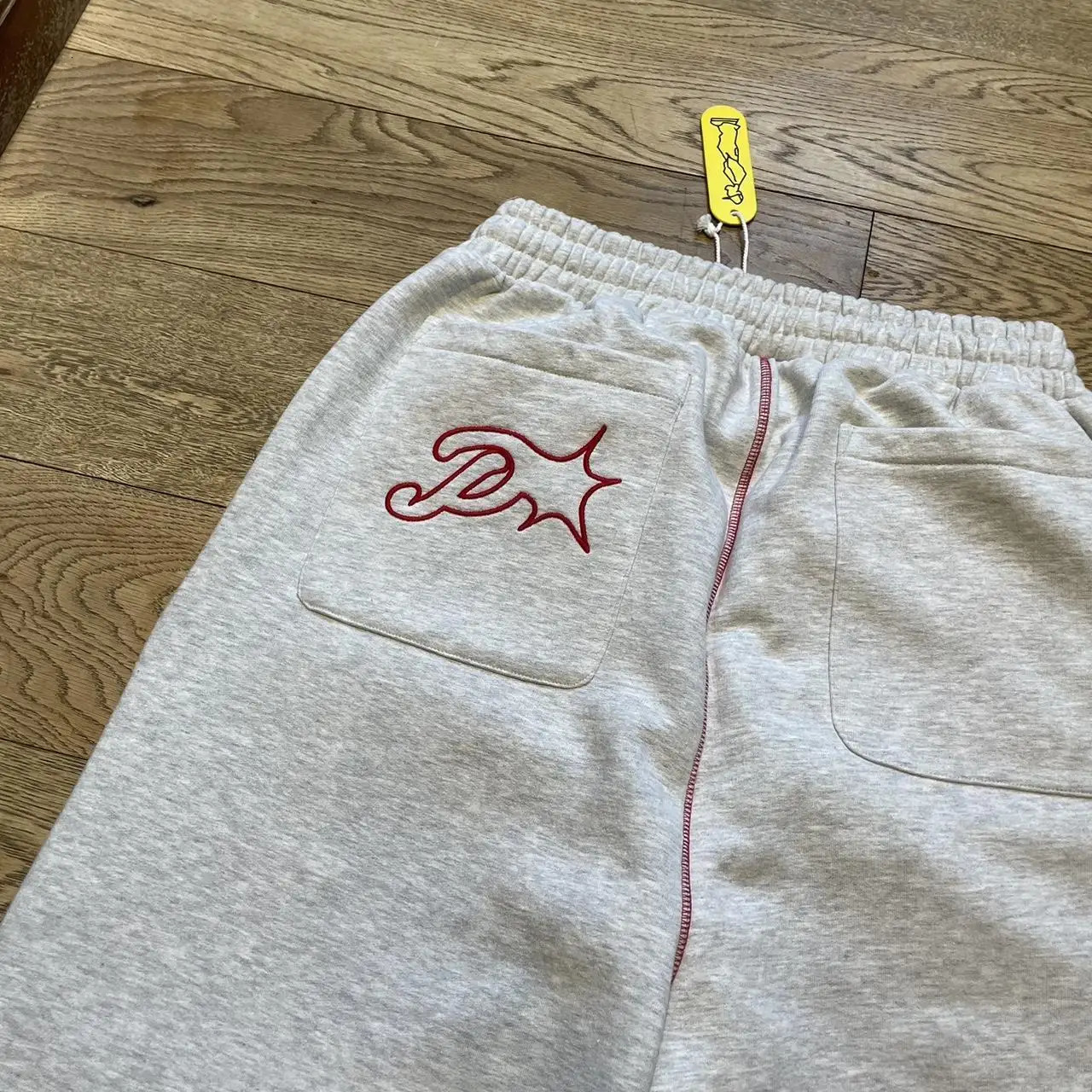 Streetwear PROTECT Sweatpants Y2K Pants Hip Hop Letter Pattern Embroidered Baggy Casual Mens Drawstring Trousers 241024