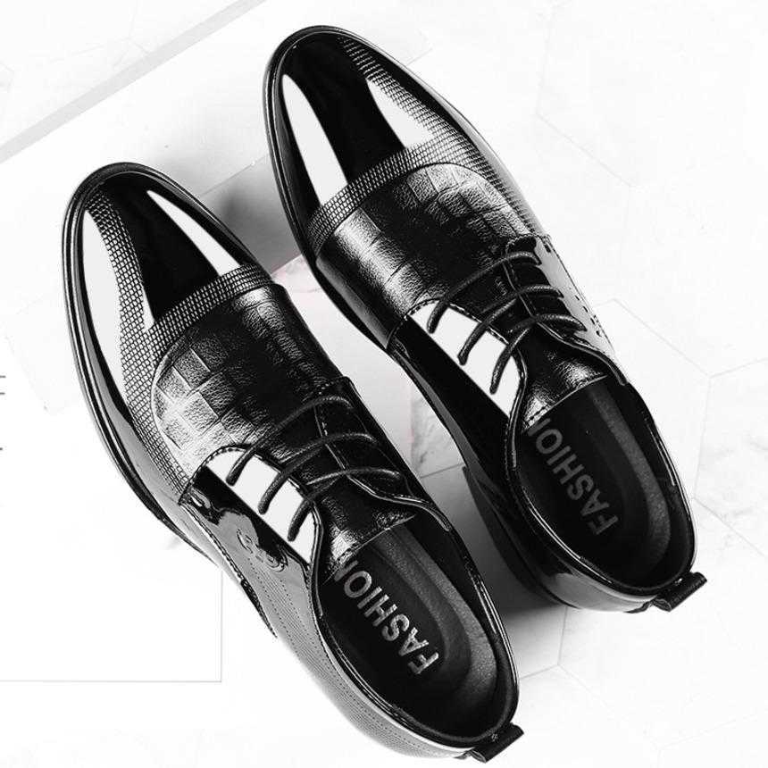 Men Dress Shoes Mens Leather Shoes New Business Dress Shoes Shoes Mens Lace Up Wedding Shoes Versatile Casual Shoes 241009