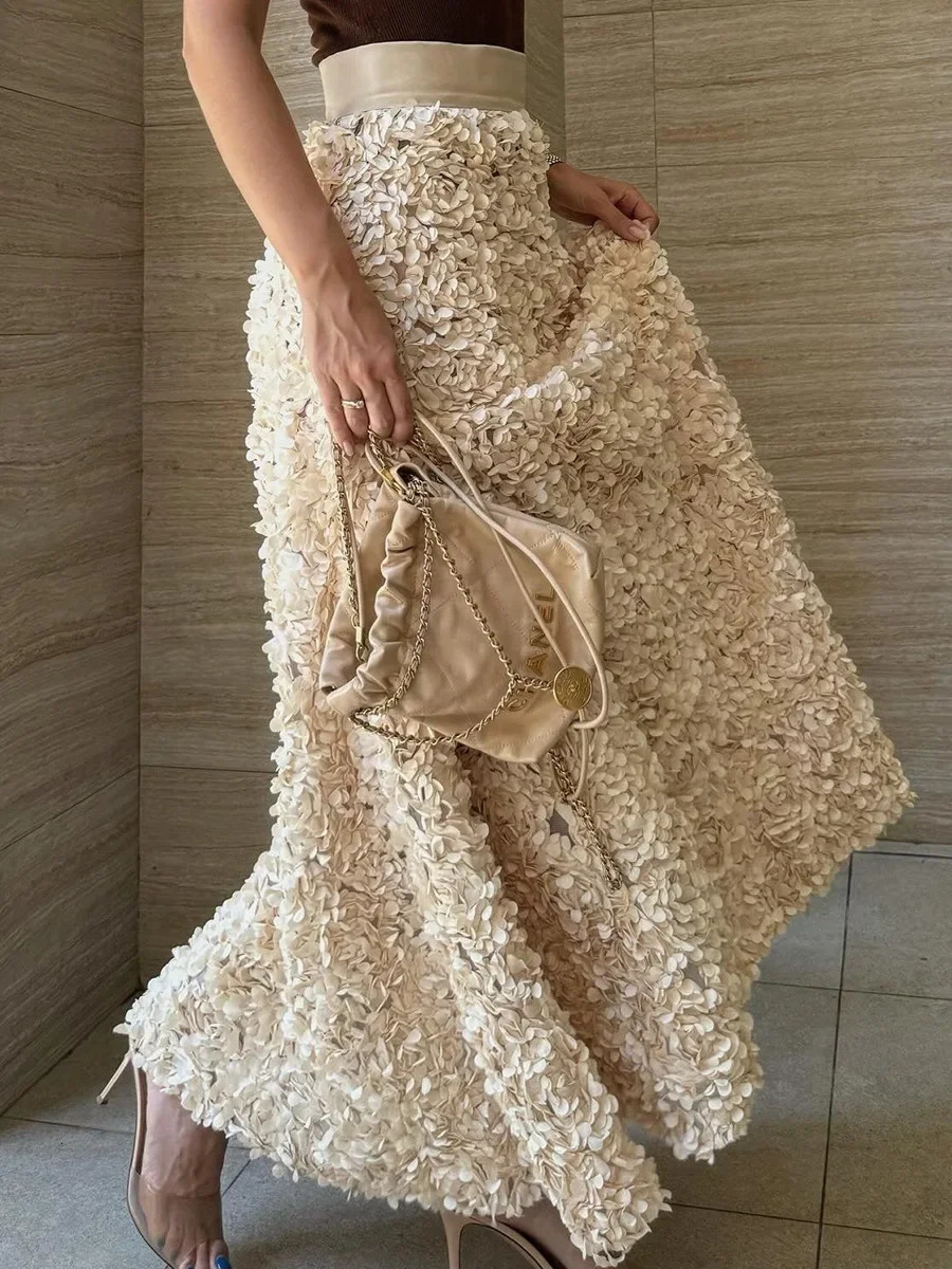 Bornlades winter autumn fashion long petal leather womens inspiration evening dress elegant womens unique high waisted leather 241028