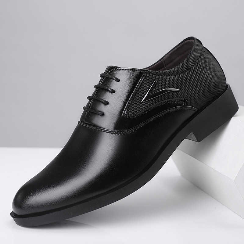 Men Dress Shoes New Mens Casual Shoes Versatile Business Dress Mens Casual Shoes Foot Wedding Shoes 241009