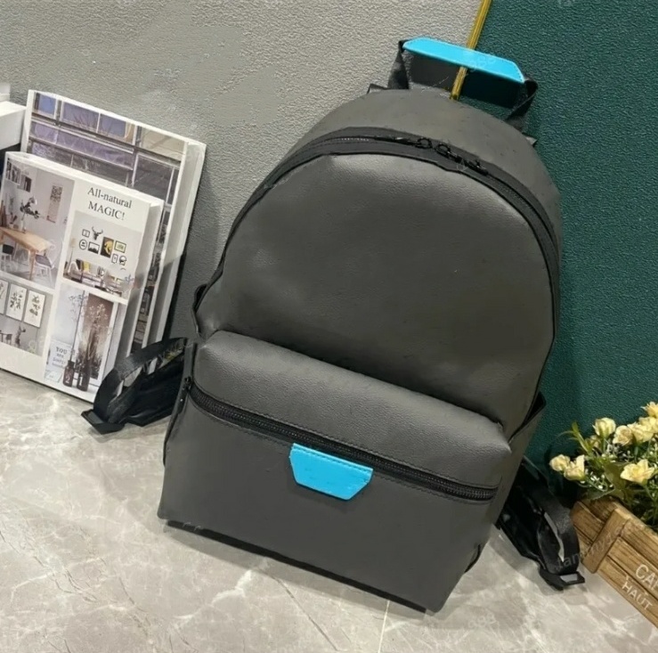 Fashion bags Black Style Genuine men Backpack Embossed Leather Designer Men Backpacks Luxury School Bag Man Laptop Bags Travelling bag