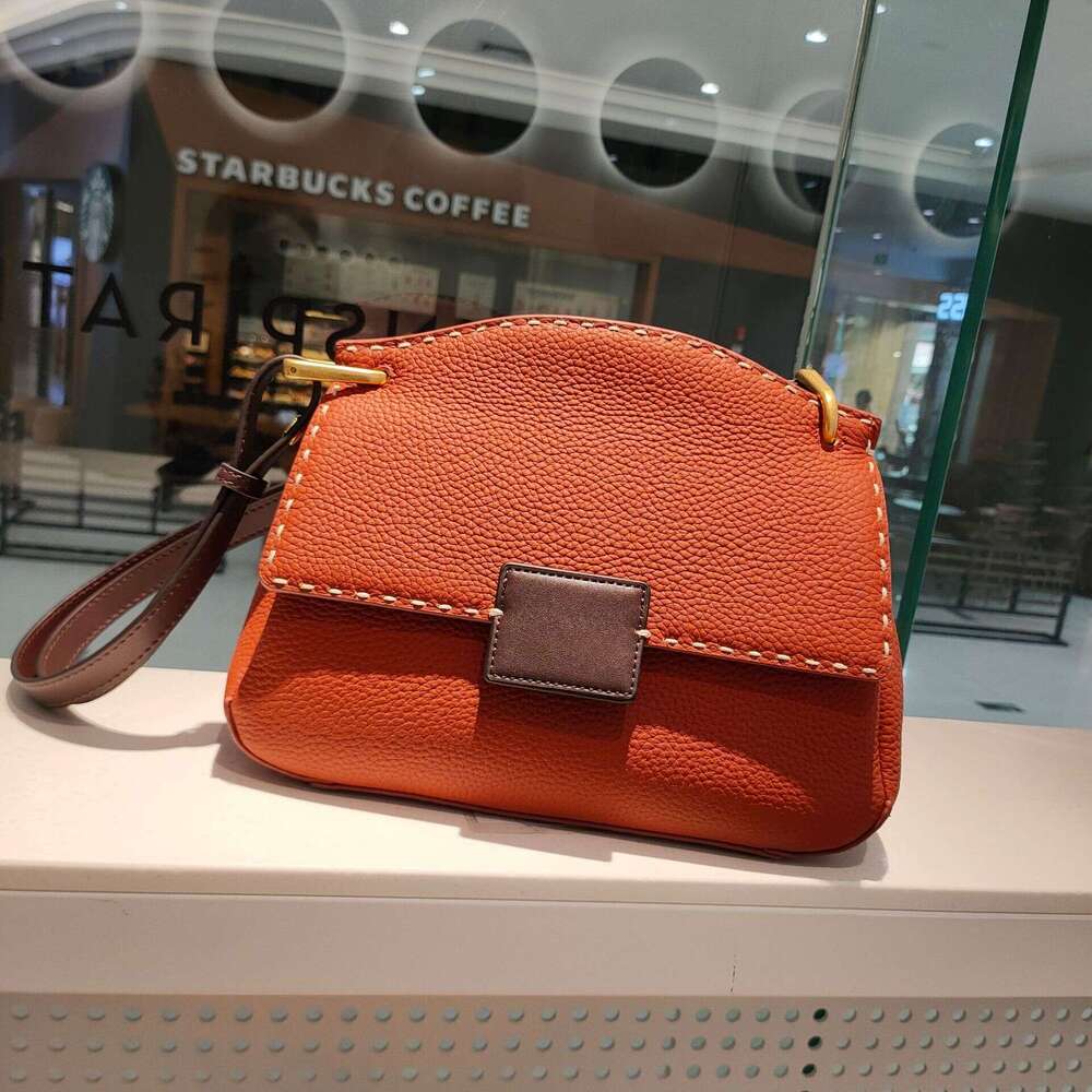 Ins Chic Fashion Genuine Leather Shoulder Bag For Women Thick Sewing Handmade Female Messenger Roomy Crossbody Bags White