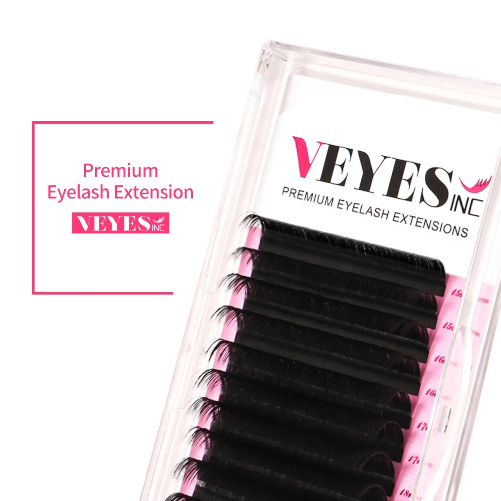 Veyes Inc Individual Eyelash Extensions Faux Mink Matte Lashes 8-20mm Veyelash Professionals Classic Natural Lash Bulk Wholesale 241028