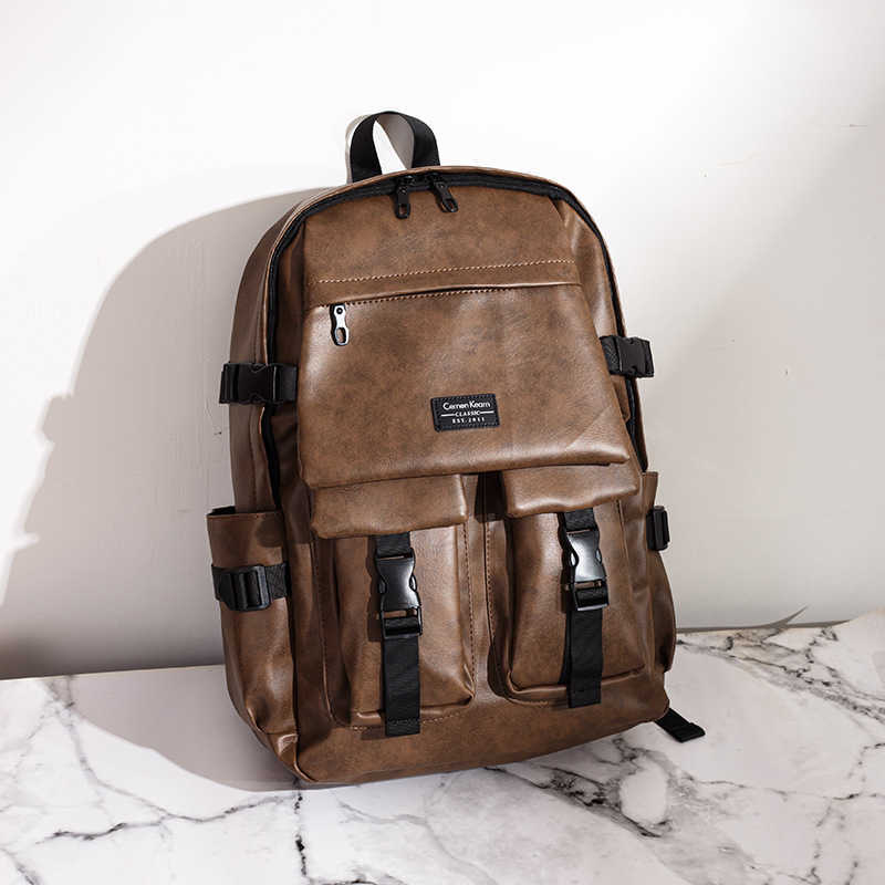college high school student backpack, simple casual, men's travel backpack, large capacity backpack batch 241015