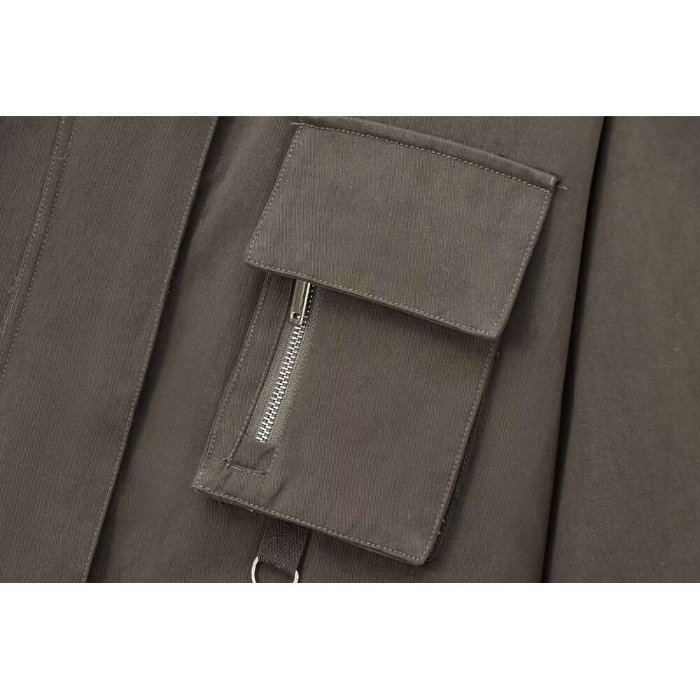 TRAFZA Women Vintage Thick Twill Lapel Pocket Corduroy Lapels New 2024 Fall Winter Fashion Neutral Style Jacket
