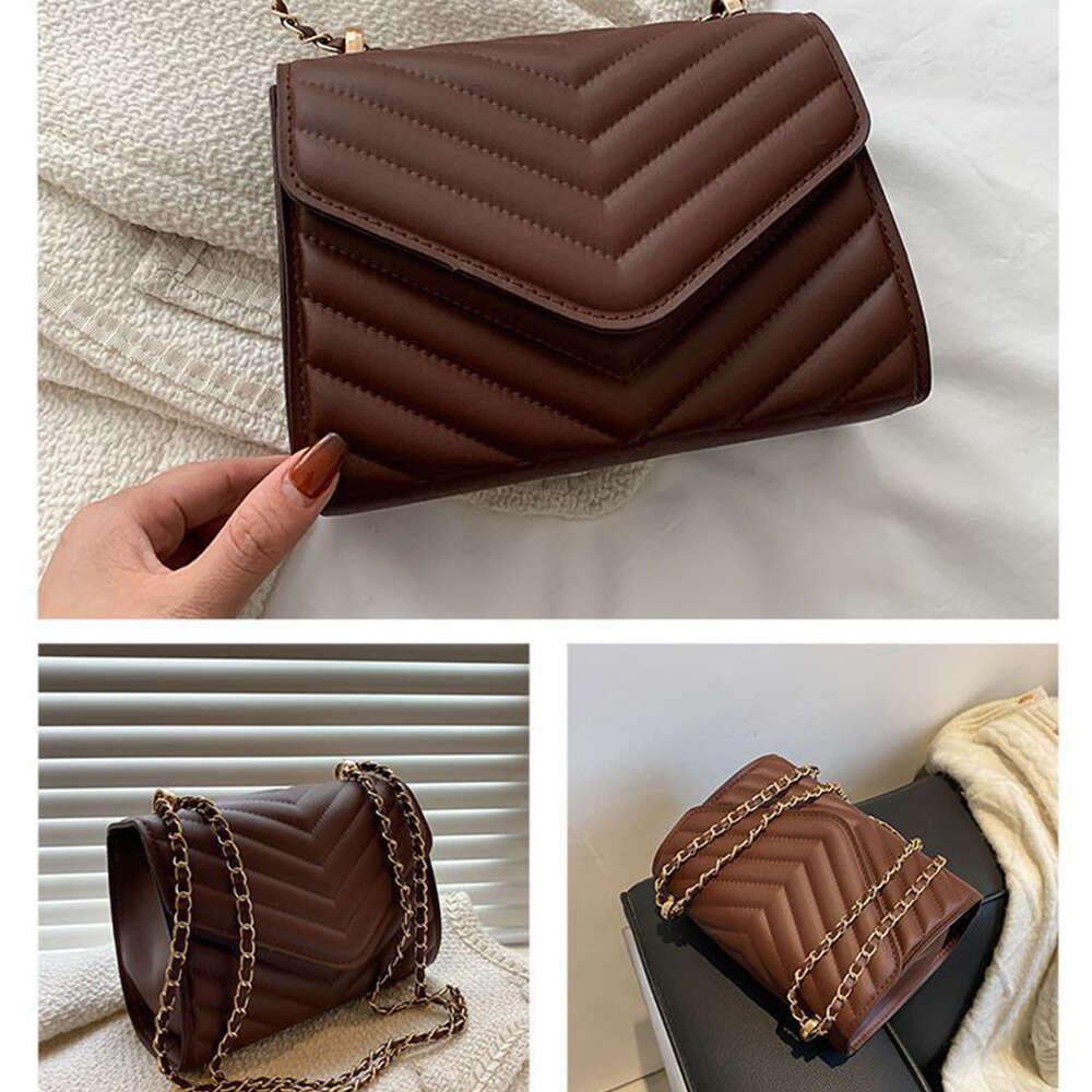Shoulder Single Retro Fashionable Small Square Bag Crossbody Handbag-ll