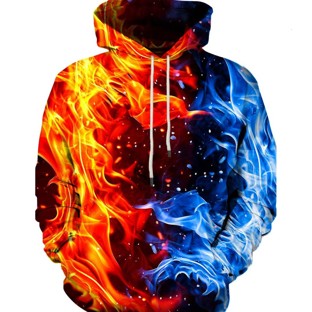 Hoodie for Mens Womens Unisex Colorful Graphic Hoodies 3D Print Cool Sweatshirt Cool for Men and Women Graphic Warm and casual cool