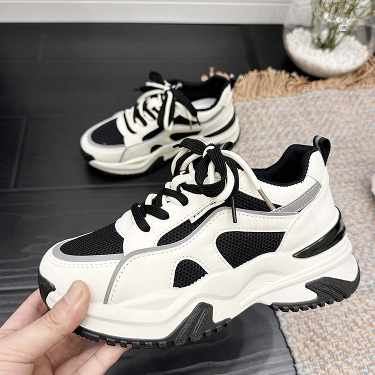 Shoes Women New Women's Single Shoes Sports Style All Casual Daddy Shoes Outdoor Women's Shoes Thick Sole Increase