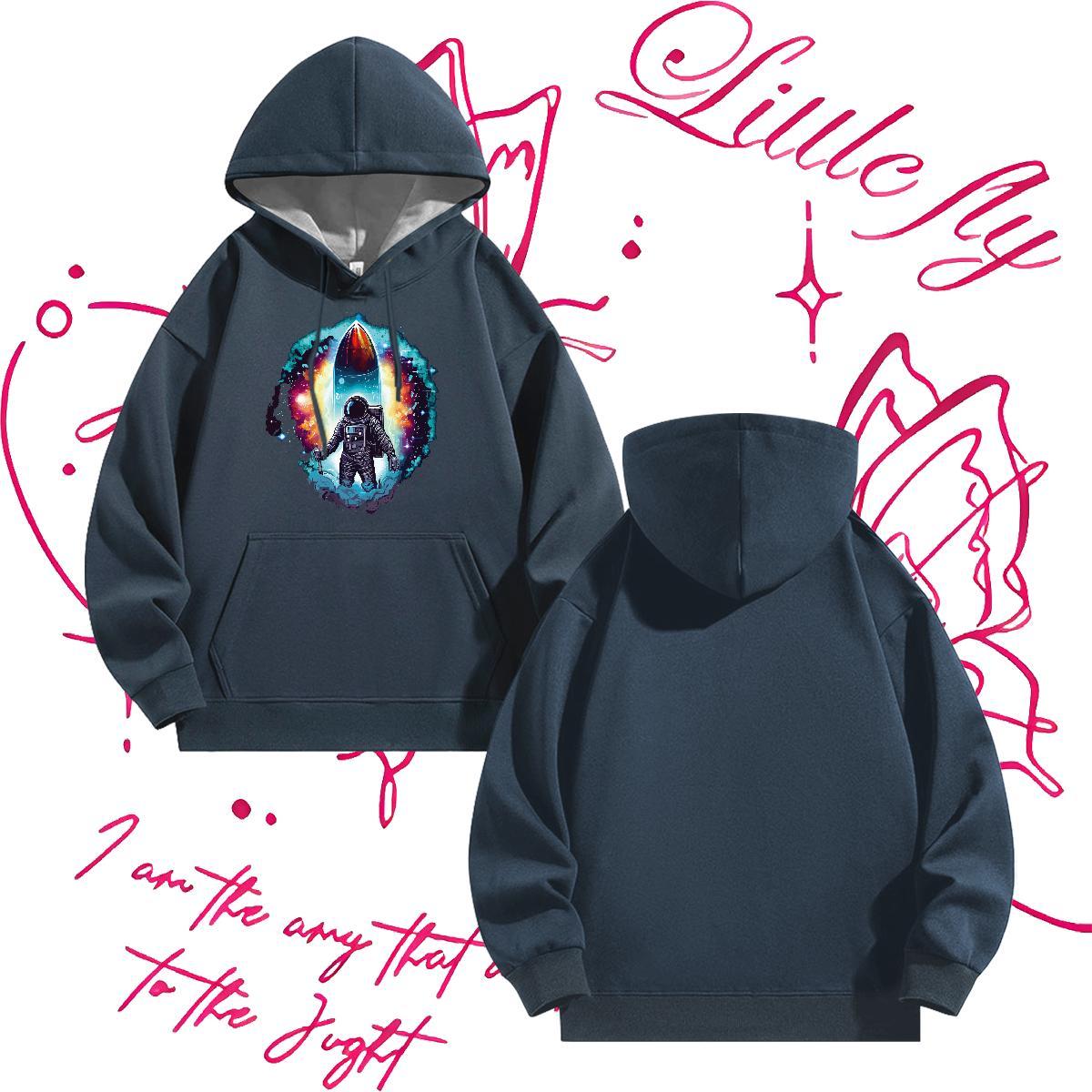 DIY Customized Hoodie Hip Hop Warm Men Tops Hoodie Hooded Collar Breathable Custom Printed Wear Cotton 350g