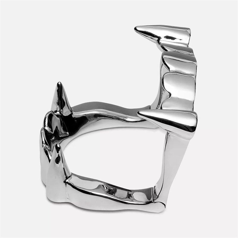 Exaggerated Hip Hop Punk RAF Vampire Fang Bracelet Couple Light Luxury Street Party Armband Gift Men and Women Trendy