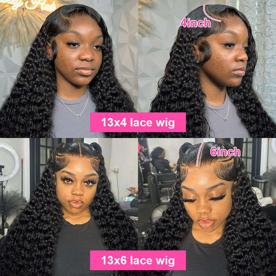 Rosabeauty Hd x Water Wave Lace Frontal Human Hair Wigs Loose Deep Front Wig Curly Closure For Women