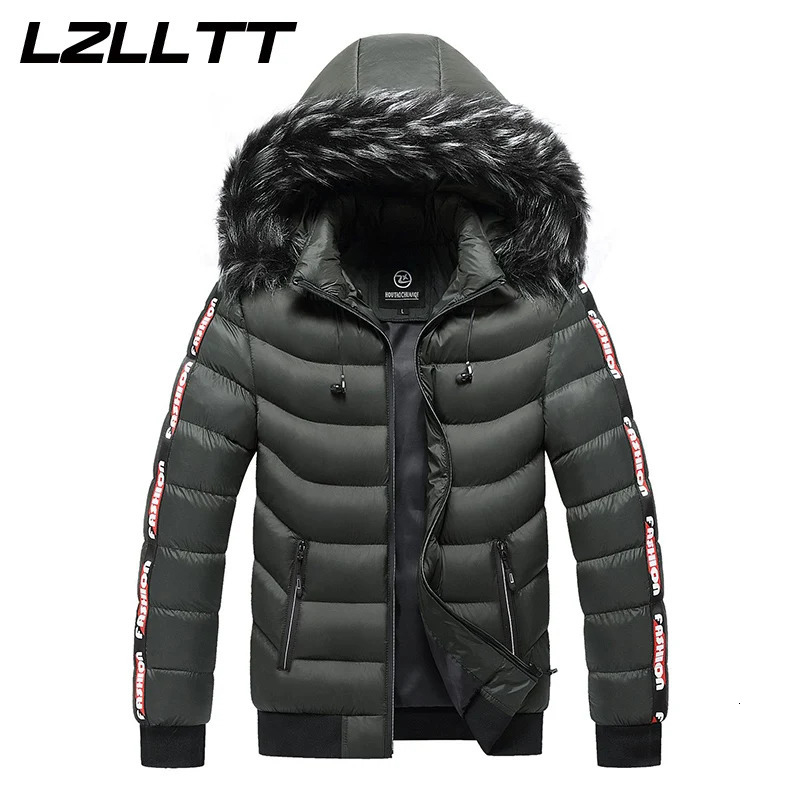 Winter Men Warm Hooded Parkas Jackets Mens Windbreaker Outwear Coats Autumn Detachable Hat Outfits Male y241024