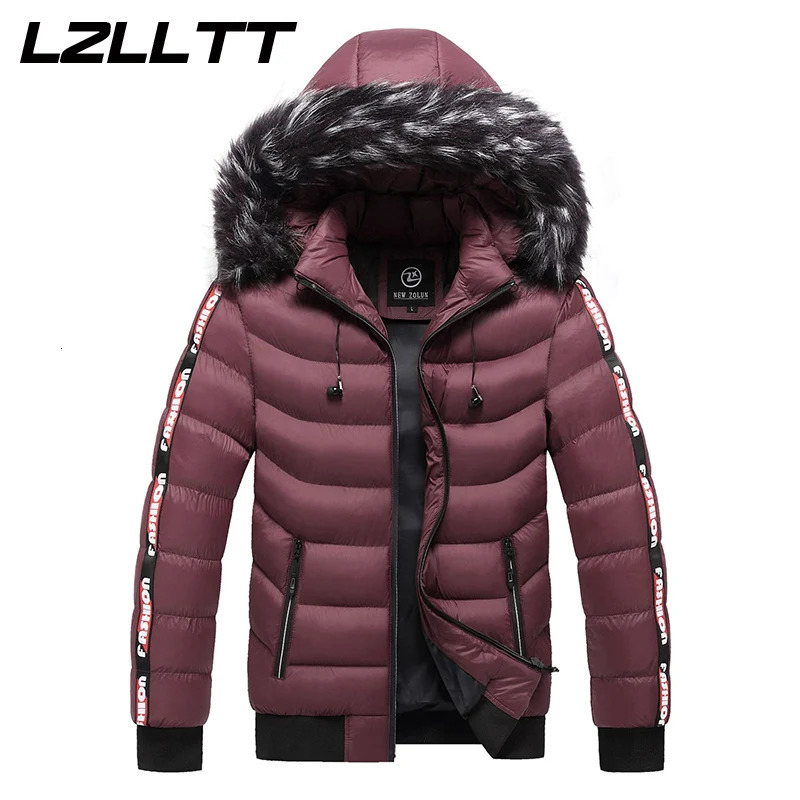 Winter Men Warm Hooded Parkas Jackets Mens Windbreaker Outwear Coats Autumn Detachable Hat Outfits Male y241024