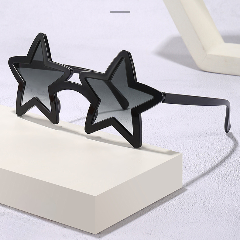 New Men and women Five pointed Star Beach Trendy Party Funny Photography Fashion Sunglasses