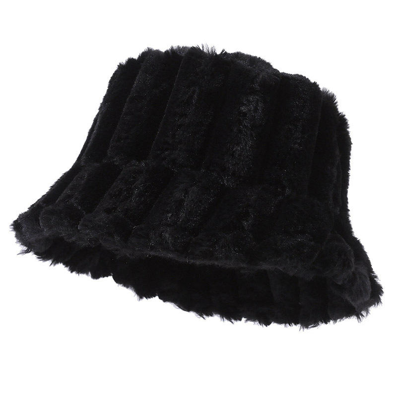 color custom personal logo wholesale colorful soft faux fur bucket hats This product is a customized product. Please consult customer service before p