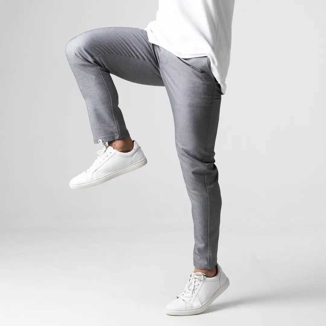 Mens Pants Active Chinos Comfortable Mens Long Fashion Slim Fit Ankle Length Casual Soft Breathable Fabric Middle Waist Comting W W241028