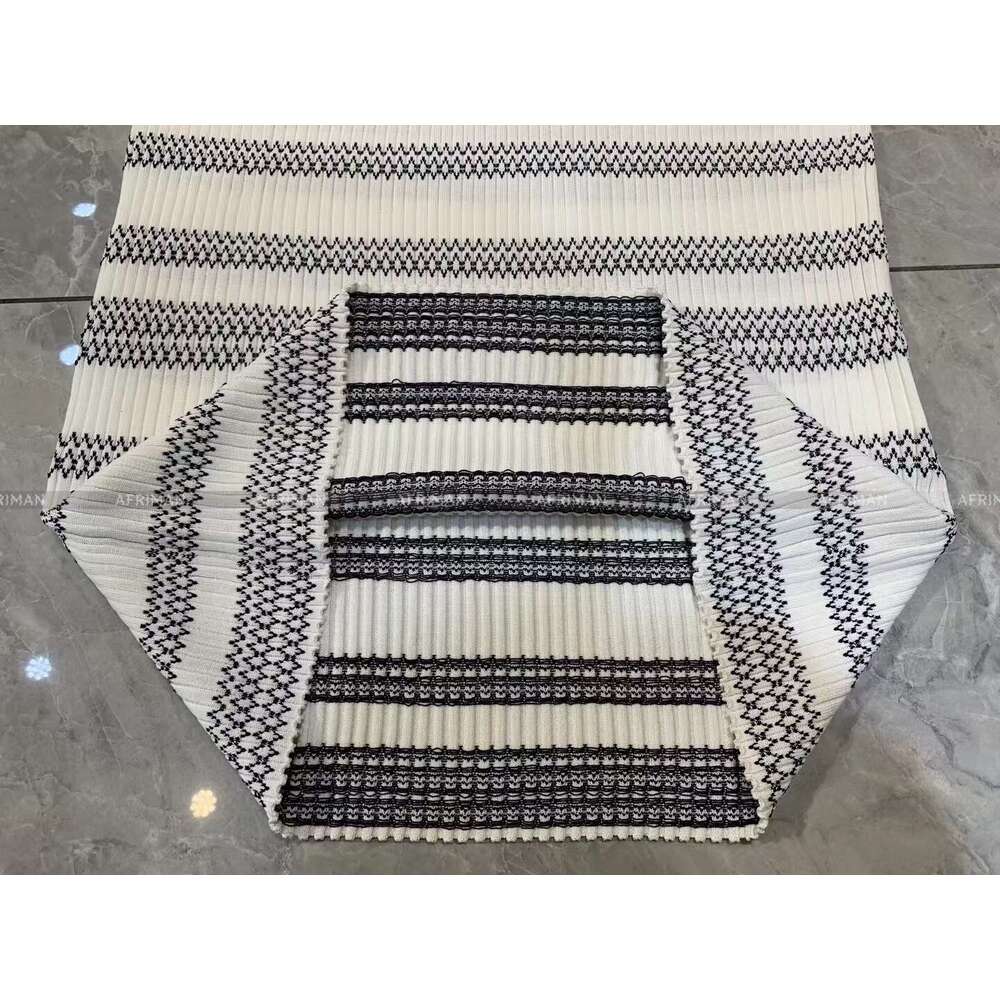 Women Striped Round Neck Short Sleeve Ribbon Knit Maxi Dress
