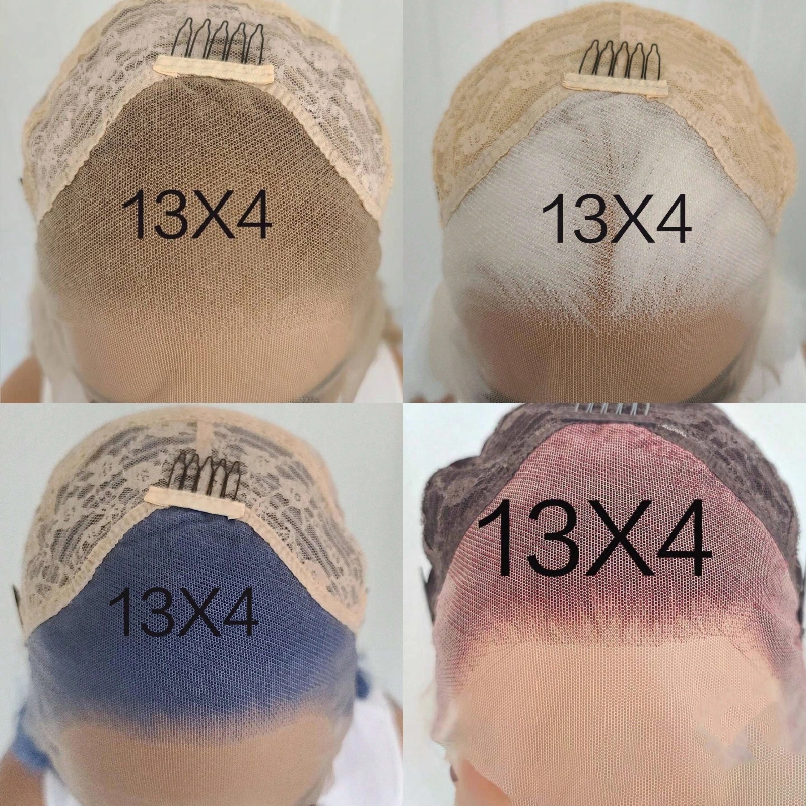 13X4 Ash Blonde Deep Curly Synthetic Lace Front Wig Natural Wavy Long Dark Blond Colored Hair Frontal Wigs for Women Party