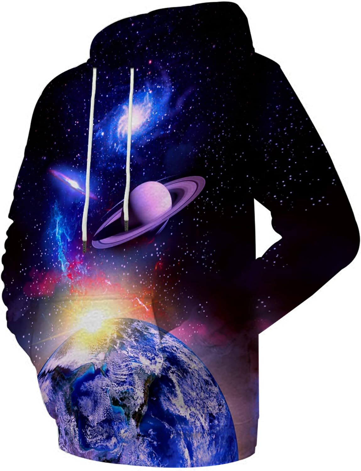 Hoodie for Mens Unisex 3D Novelty Hoodies for Men Women Graphic Pullover Hooded Sweatshirt with Pockets Graphic Trendy patterns cool