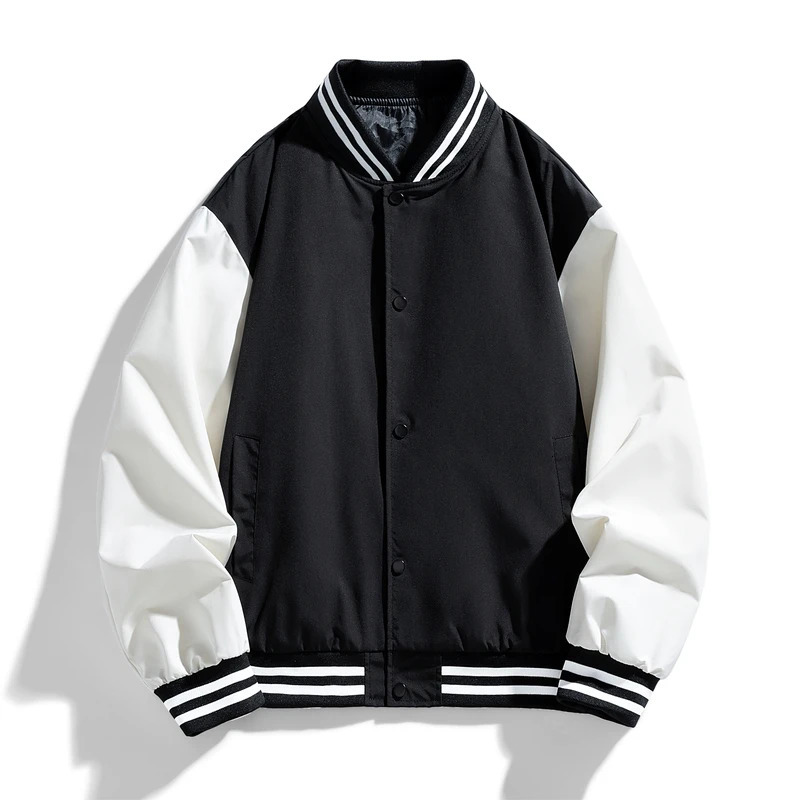 Pink womens bomber jacket autumn and winter fashion baseball uniform oversized jacket student couple Harajuku loose street jacket 241028