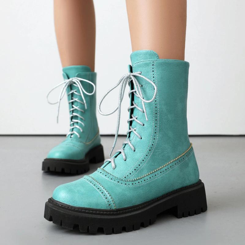 Boots Big Size Shoes Woman Zipper Lady Boots-Women Round Toe Winter Footwear Large Autumn 2024 Fashion Rub