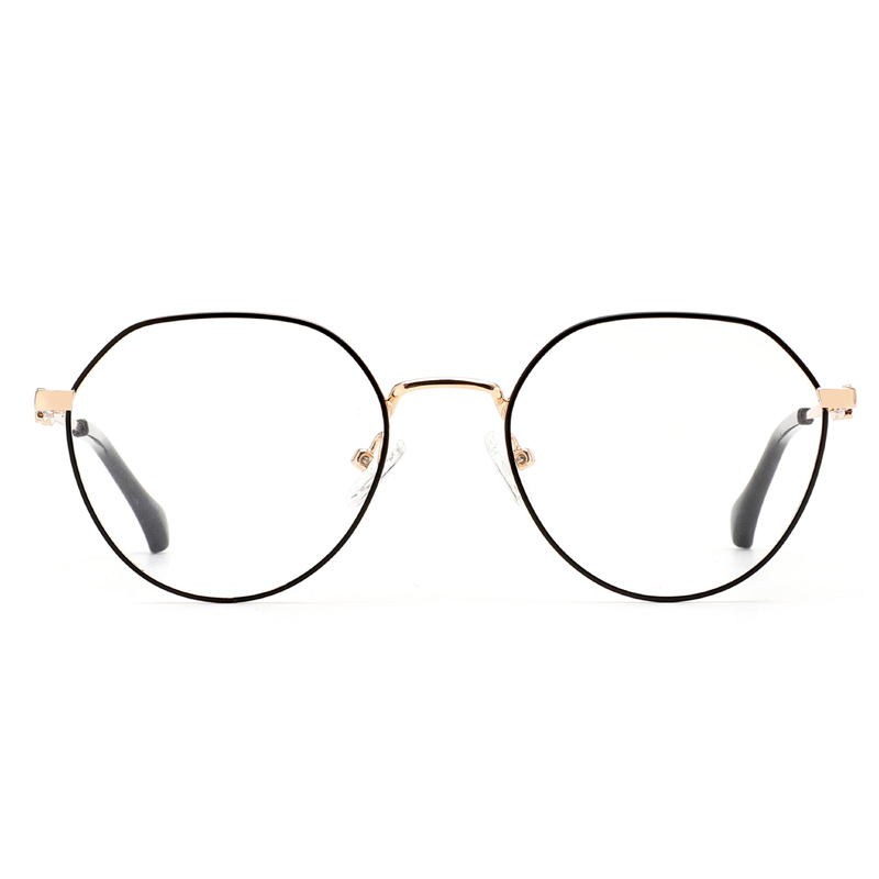Retro metal square men's small frame business casual eyeglasses frame trend of anti-blue light glasses myopia eyeglasses frame men