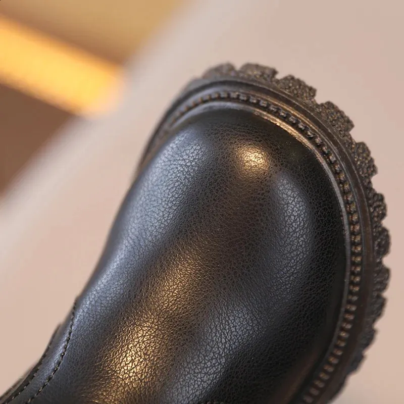 Autumn Winter Baby Designer Short Super Warm Girls Boys PU Leather Children Boots Fashion winter boots Kids Snow Shoes 240801 241120