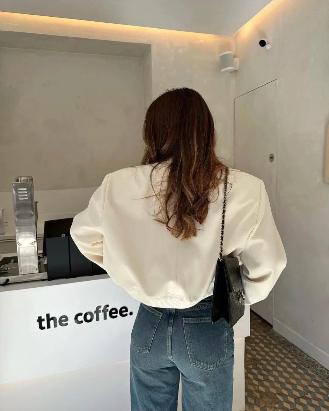 Premium jacket casual baseball uniform loose spring summer autumn women 241029