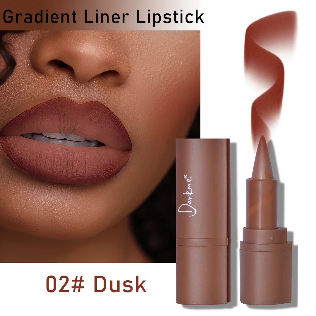 Sharp-end Gradient Lip Liner Pencil Smooth Matte Dusk Brown Red Contouring Lipstick Crayon Pigment Moisturize Lip Balm Cosmetic 241028
