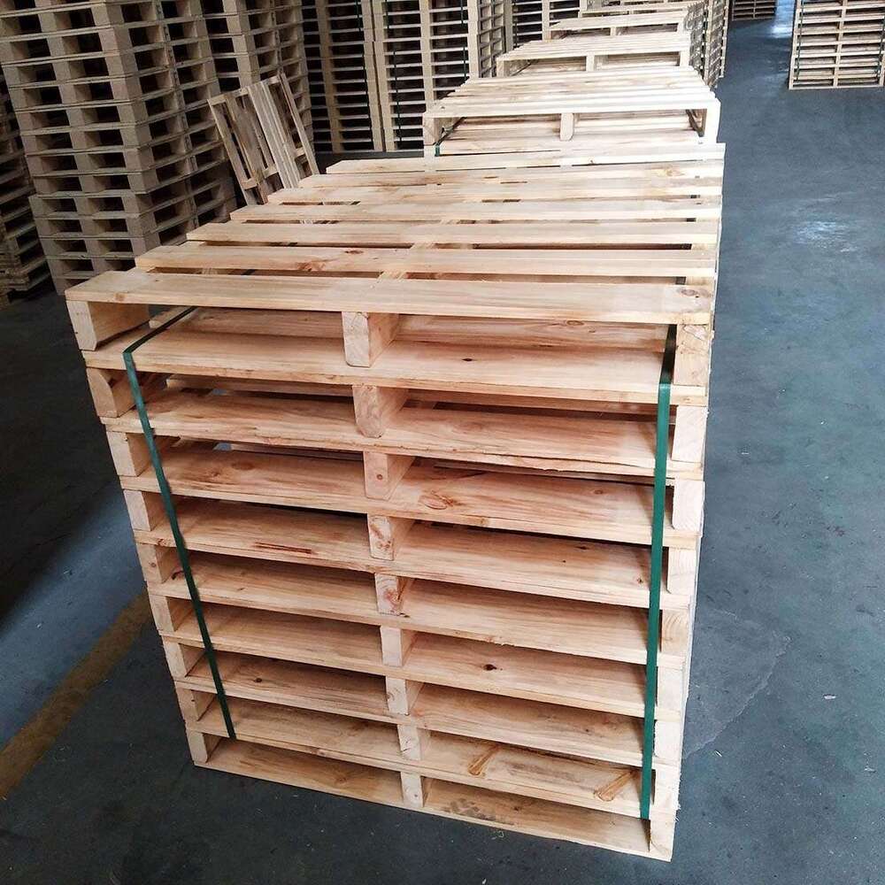 Pallet manufacturing plant wholesale sells high quality standard American 48x40 wooden pallets For customized product orders, please consult customer 