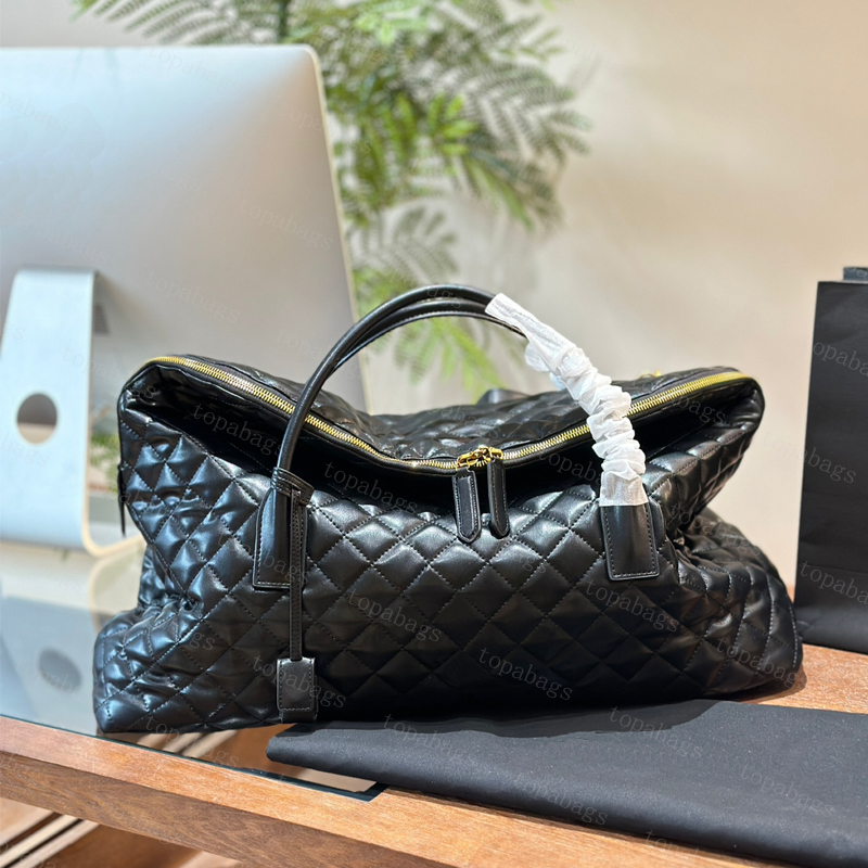 Mens Womens Designer Duffel Bags Real Leather Outdoor Travel Business Strip Packs Large Duffel Luggages Fashion Handbags Carry On Sports Luggage 55cm
