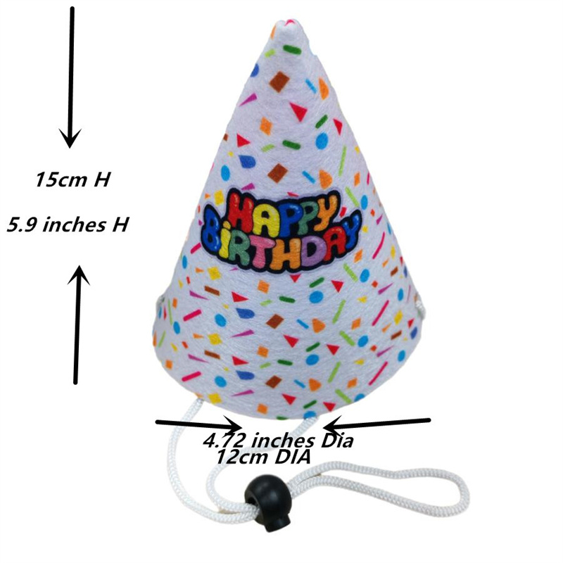 Others Dog Toys Chews Dog Birthday Cake Toy - Dog Girl Boy Gifts Squeaky Plush Dog Birthday Bone Toy and Hat H250217