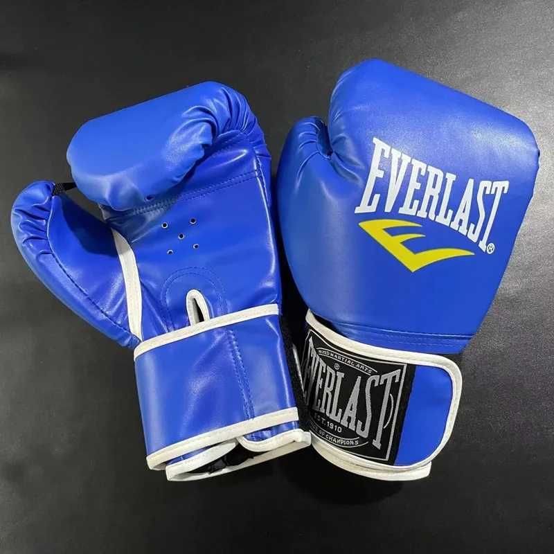 6/8/10/12/14oz Profional Boxing Gloves Thickened PU Muay Thai Sanda MMA Training Gloves Boxing Training AccoriesXJ241028