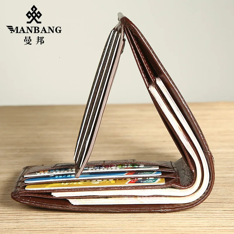 Mang selg mens y original short three fold one layer denim wallet business 241028 f6cb 4