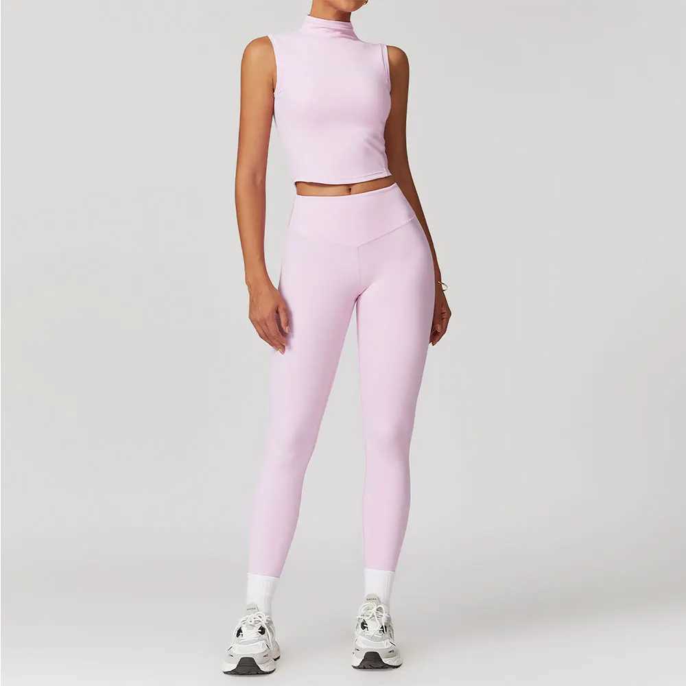 Women's Tracksuits mike Set 2 Pieces Gym Clothes Sportswear Suits For Women Fitness Short Slved Tracksuits Sports Bra Gym Leggings Y2410292Z27