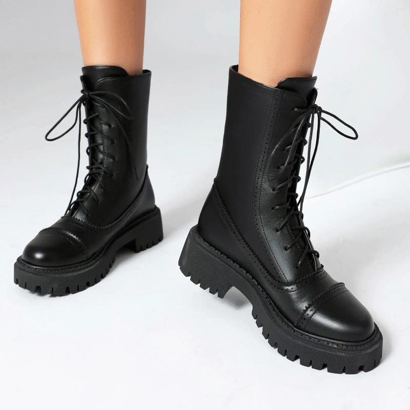 Boots Big Size Shoes Woman Zipper Lady Boots-Women Round Toe Winter Footwear Large Autumn 2024 Fashion Rub